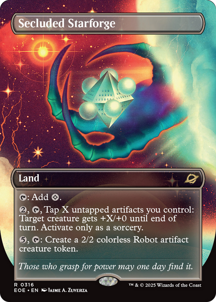 Secluded Starforge (Borderless) [Edge of Eternities] | Exor Games Summserside