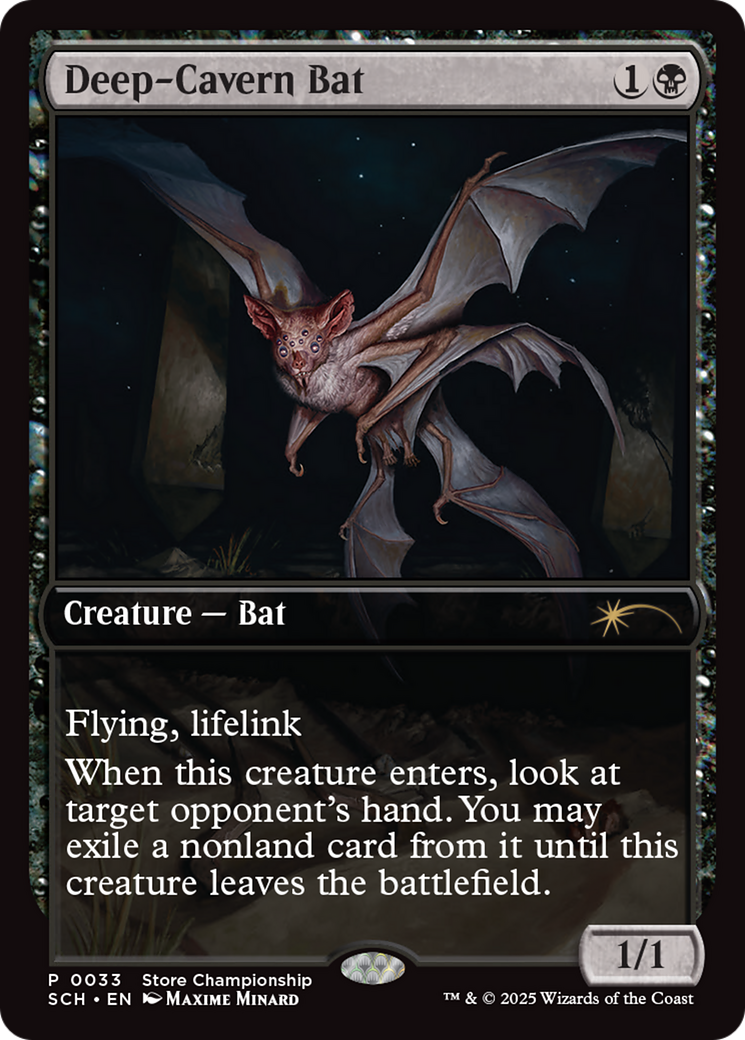 Deep-Cavern Bat [Store Championships 2025] | Exor Games Summserside