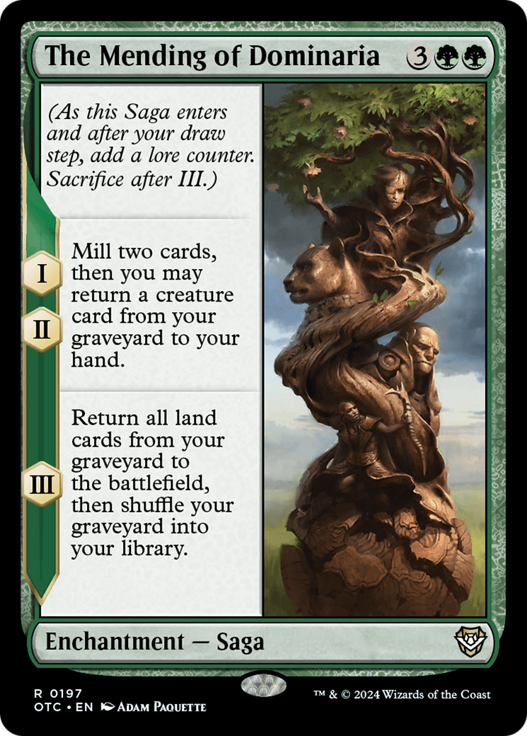 The Mending of Dominaria [Outlaws of Thunder Junction Commander] | Exor Games Summserside