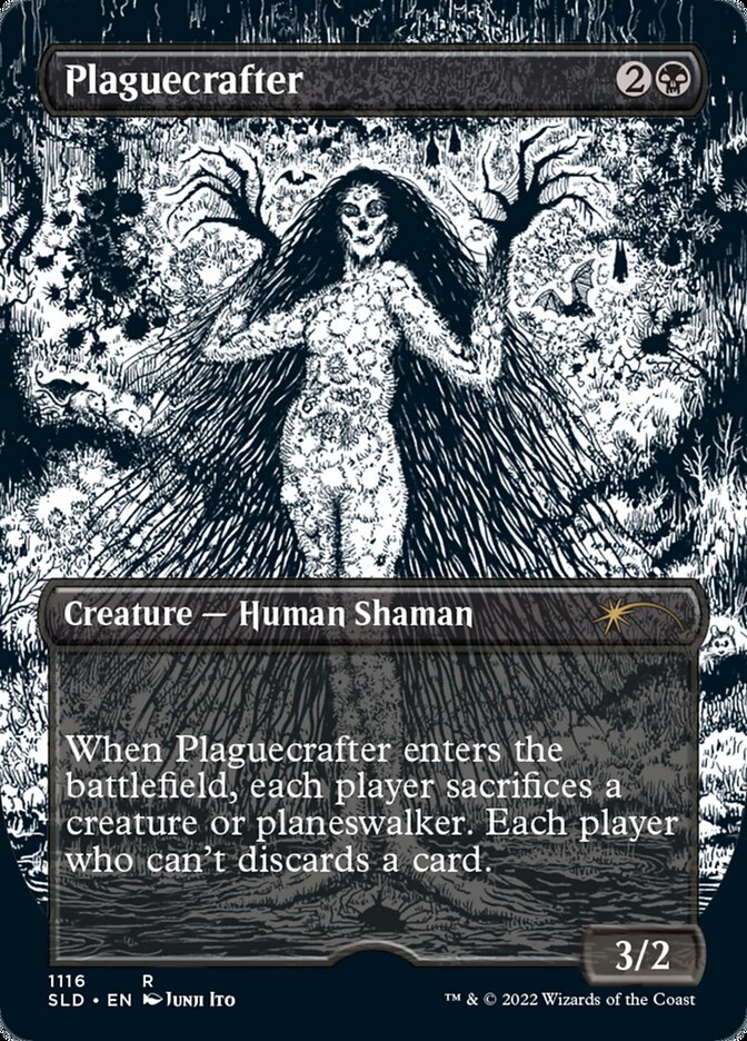 Plaguecrafter (Borderless Etched Foil) [Secret Lair Drop Series] | Exor Games Summserside