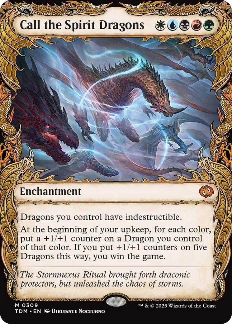 Call the Spirit Dragons (Showcase) [Tarkir: Dragonstorm] | Exor Games Summserside