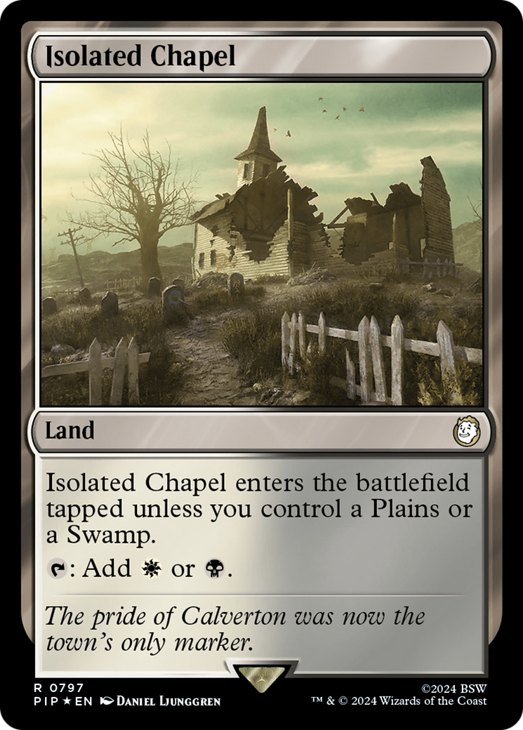 Isolated Chapel (Surge Foil) [Fallout] | Exor Games Summserside