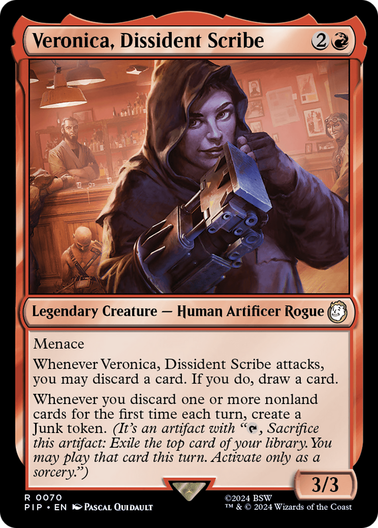 Veronica, Dissident Scribe [Fallout] | Exor Games Summserside