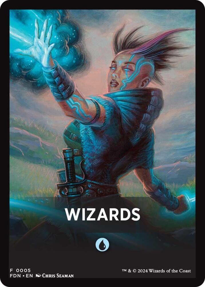 Wizards Theme Card [Foundations Jumpstart Front Cards] | Exor Games Summserside