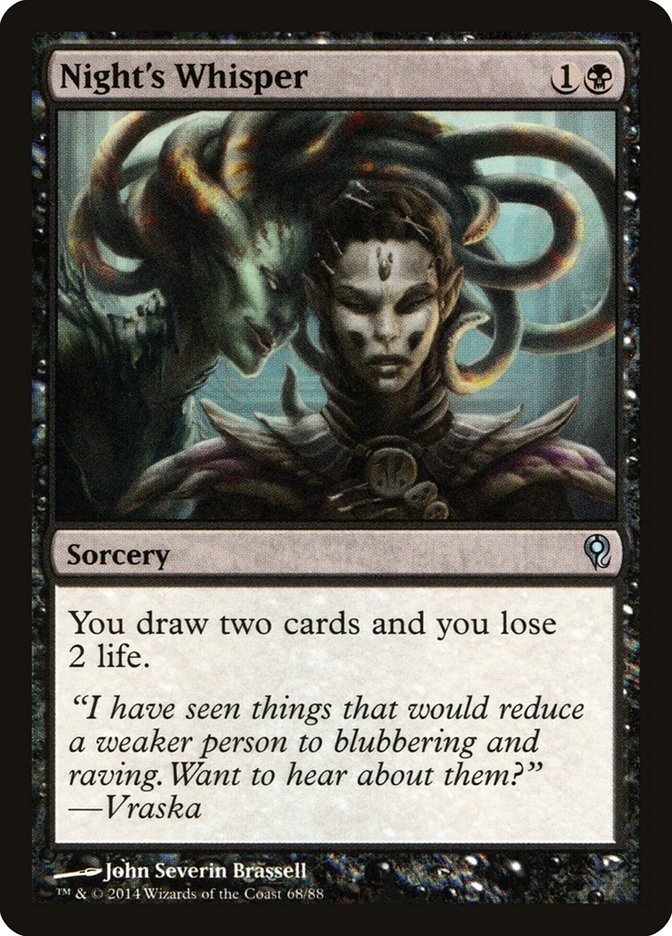 Night's Whisper [Duel Decks: Jace vs. Vraska] | Exor Games Summserside