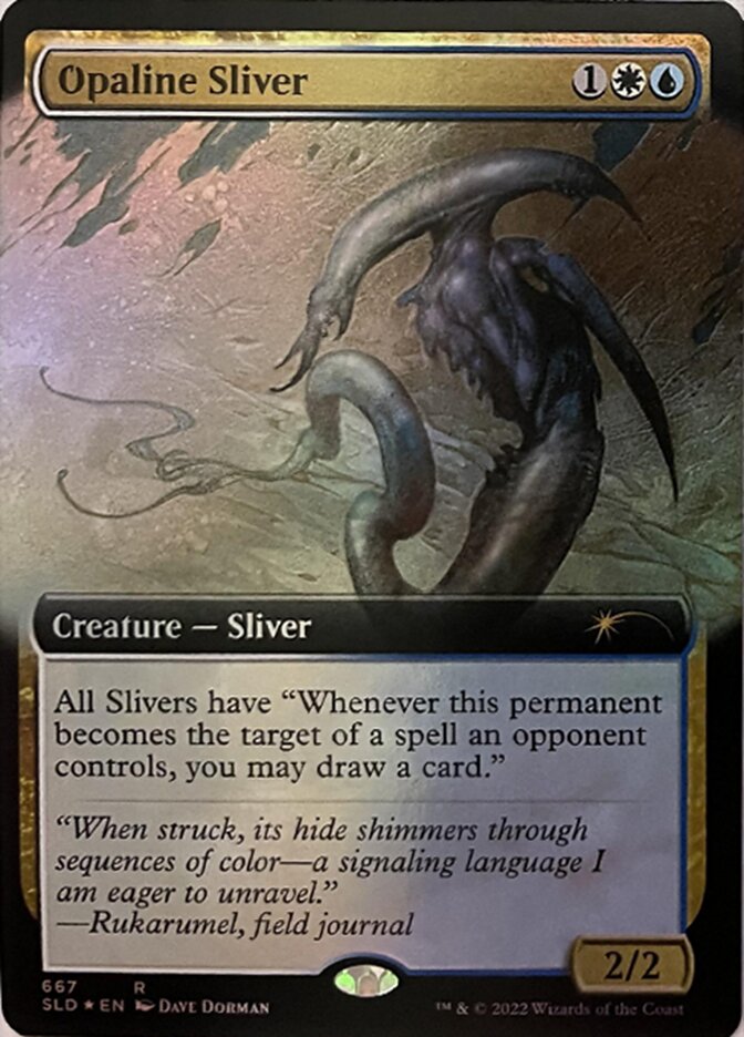 Opaline Sliver (Extended Art) [Secret Lair Drop Promos] | Exor Games Summserside