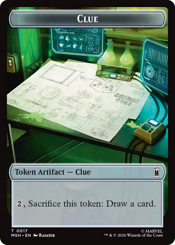 Insect // Clue Double-Sided Token [Marvel Super Heroes Tokens] | Exor Games Summserside