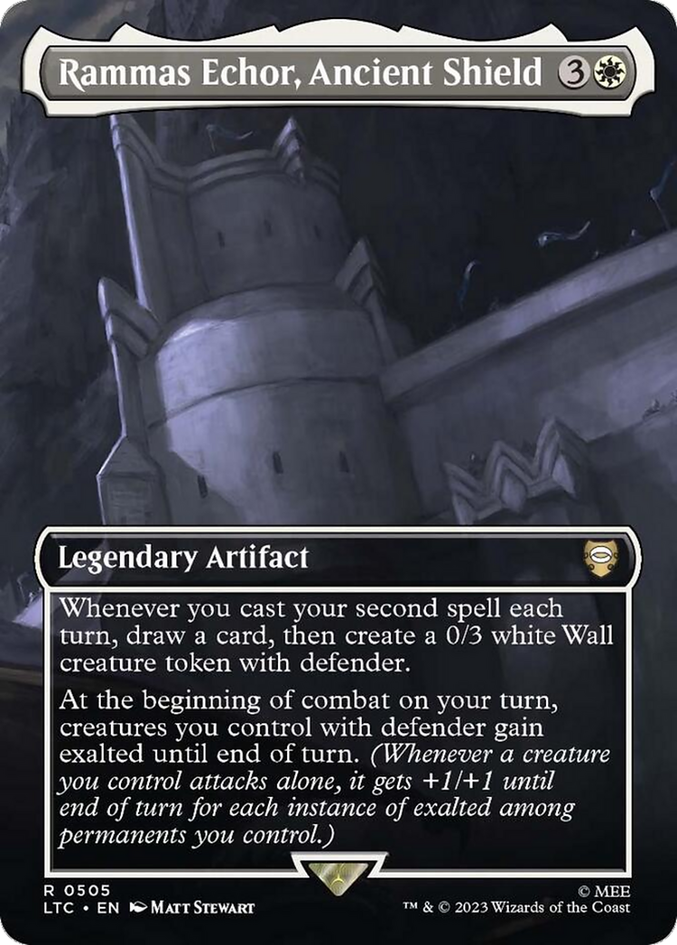 Rammas Echor, Ancient Shield (Borderless) [The Lord of the Rings: Tales of Middle-Earth Commander] | Exor Games Summserside