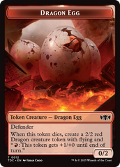 Dragon Egg // Dragon (0013) Double-Sided Token [Tarkir: Dragonstorm Commander Tokens] | Exor Games Summserside