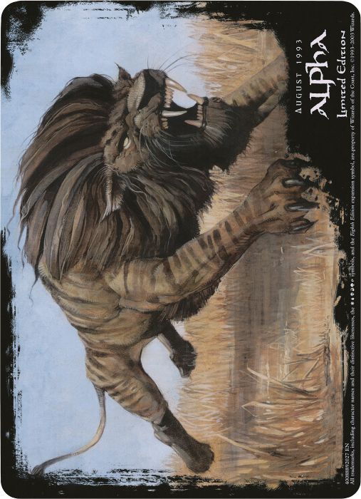 Savannah Lions (Oversized) [Eighth Edition Box Topper] | Exor Games Summserside