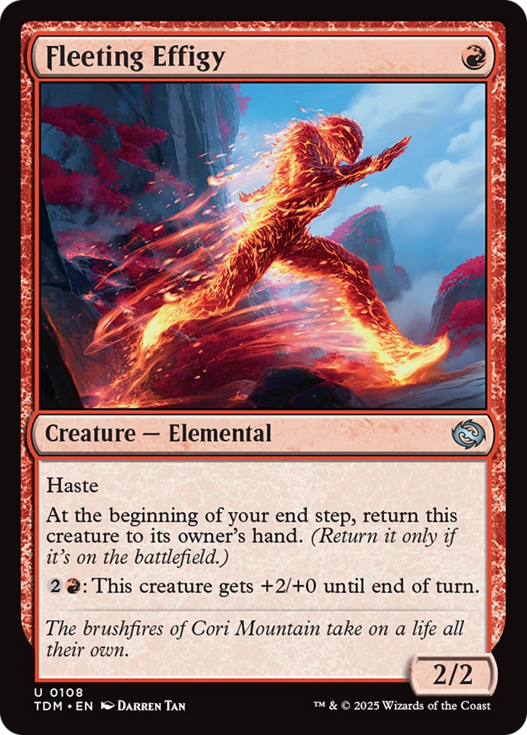 Fleeting Effigy [Tarkir: Dragonstorm] | Exor Games Summserside