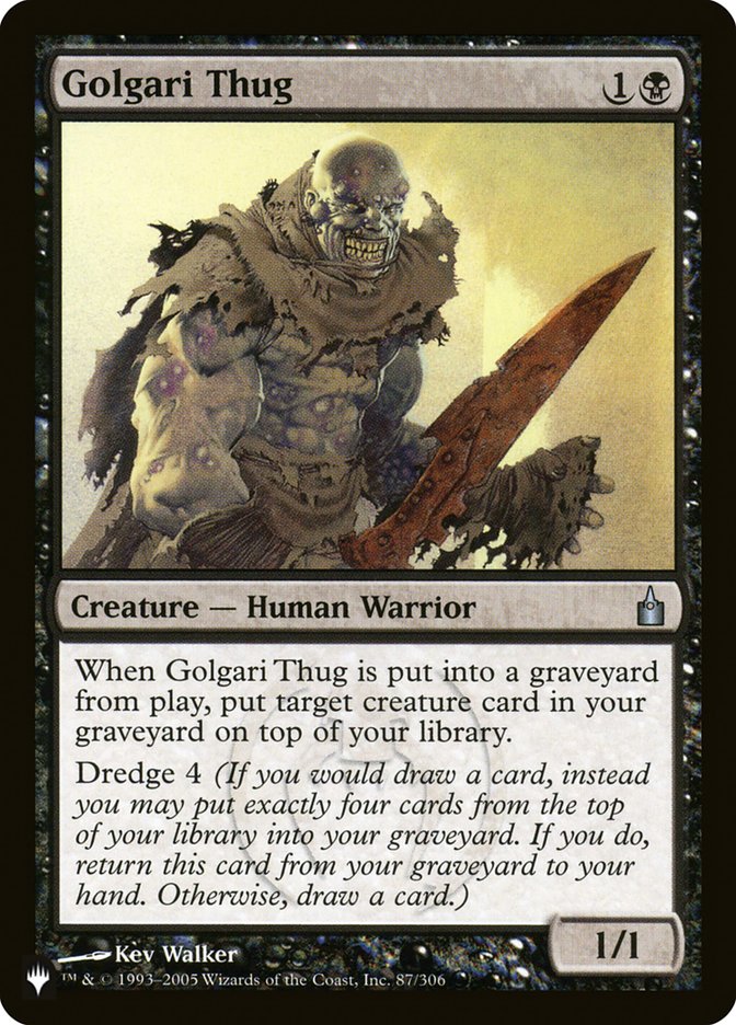 Golgari Thug [The List] | Exor Games Summserside