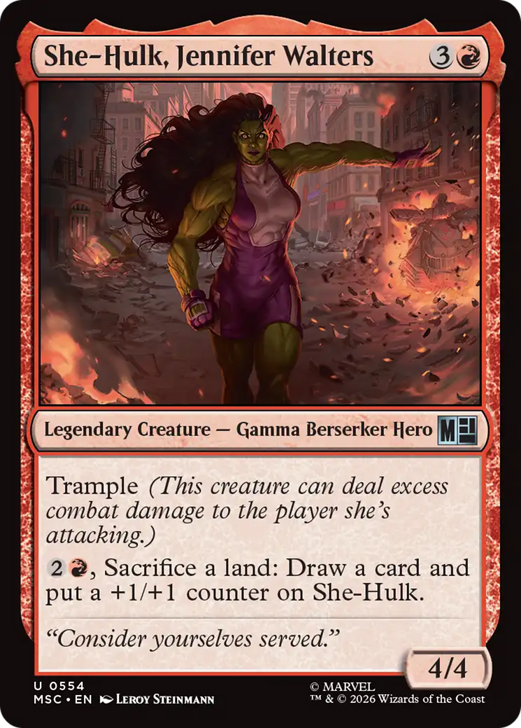 She-Hulk, Jennifer Walters [Marvel Super Heroes Commander] | Exor Games Summserside