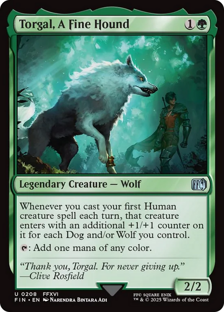 Torgal, A Fine Hound [FINAL FANTASY] | Exor Games Summserside