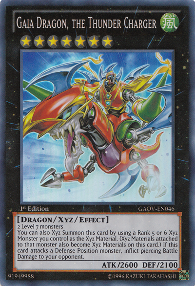 Gaia Dragon, the Thunder Charger [GAOV-EN046] Super Rare | Exor Games Summserside