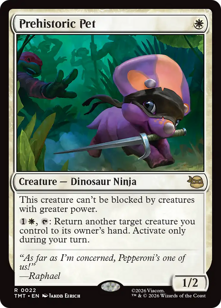 Prehistoric Pet [Teenage Mutant Ninja Turtles] | Exor Games Summserside