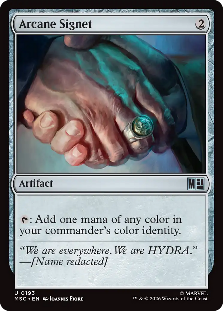 Arcane Signet (0191) (Surge Foil) [Marvel Super Heroes Commander] | Exor Games Summserside
