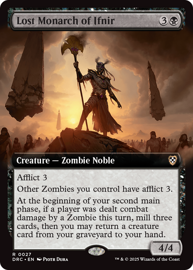 Lost Monarch of Ifnir (Extended Art) [Aetherdrift Commander] | Exor Games Summserside
