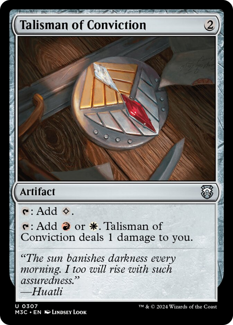 Talisman of Conviction [Modern Horizons 3 Commander] | Exor Games Summserside