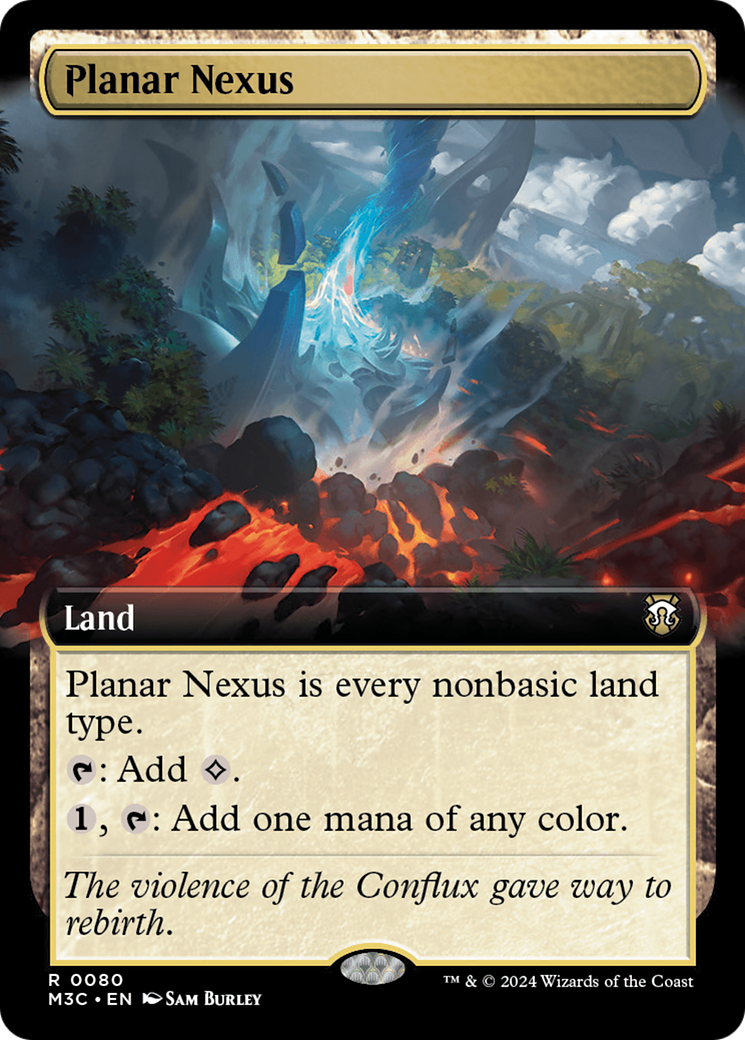 Planar Nexus (Extended Art) (Ripple Foil) [Modern Horizons 3 Commander] | Exor Games Summserside