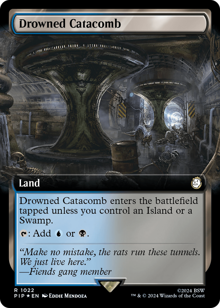 Drowned Catacomb (Extended Art) (Surge Foil) [Fallout] | Exor Games Summserside