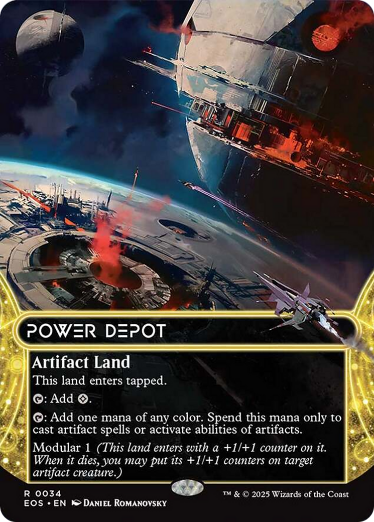 Power Depot (0034) (Borderless) [Edge of Eternities: Stellar Sights] | Exor Games Summserside