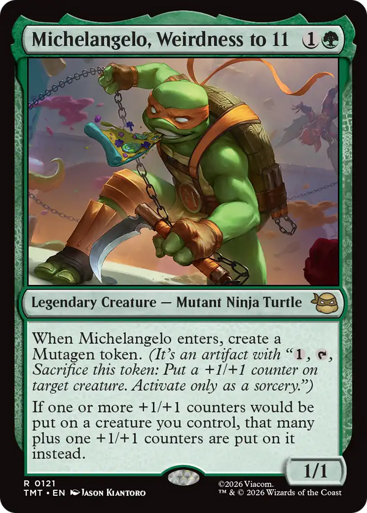 Michelangelo, Weirdness to 11 [Teenage Mutant Ninja Turtles] | Exor Games Summserside