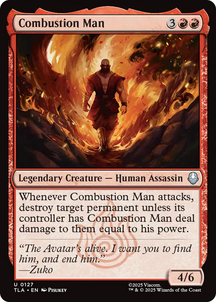 Combustion Man [Avatar: The Last Airbender] | Exor Games Summserside