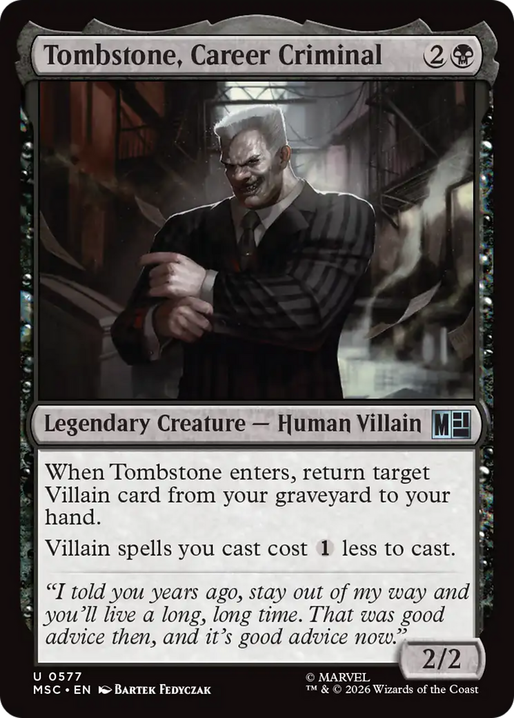 Tombstone, Career Criminal [Marvel Super Heroes Commander] | Exor Games Summserside