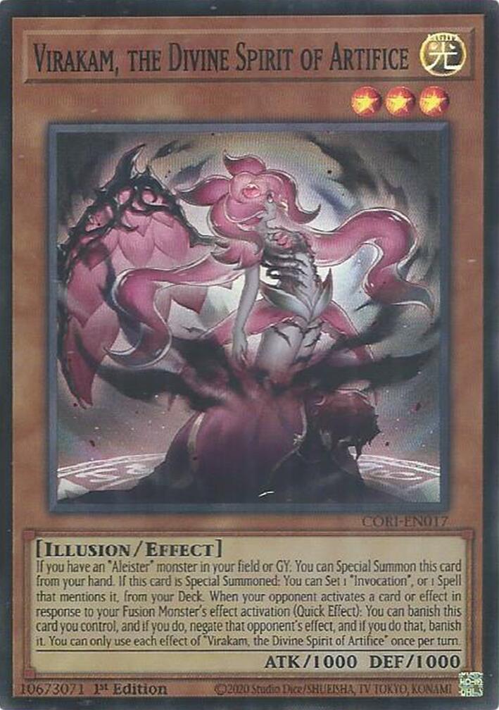 Virakam, the Divine Spirit of Artifice [CORI-EN017] Super Rare | Exor Games Summserside