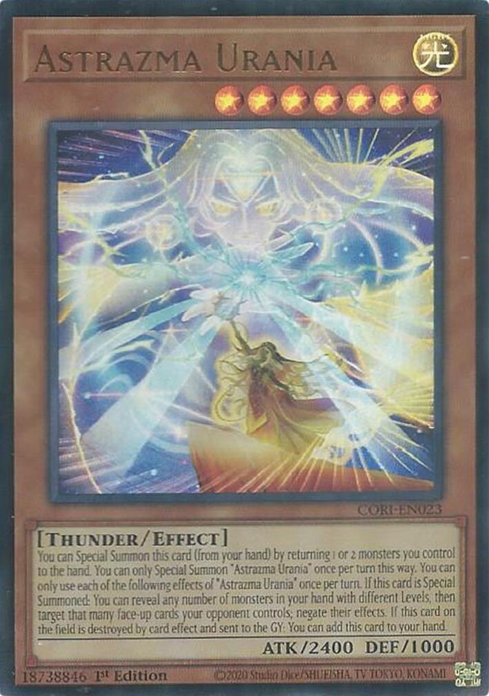 Astrazma Urania [CORI-EN023] Ultra Rare | Exor Games Summserside