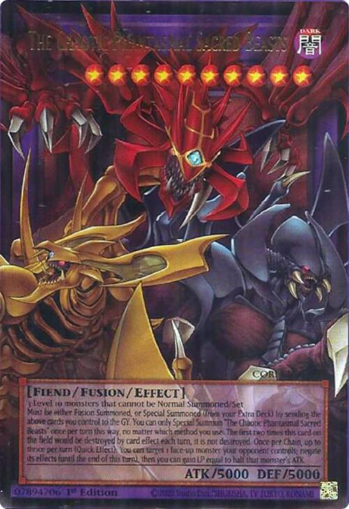 The Chaotic Phantasmal Sacred Beasts [CORI-EN029] Ultra Rare | Exor Games Summserside