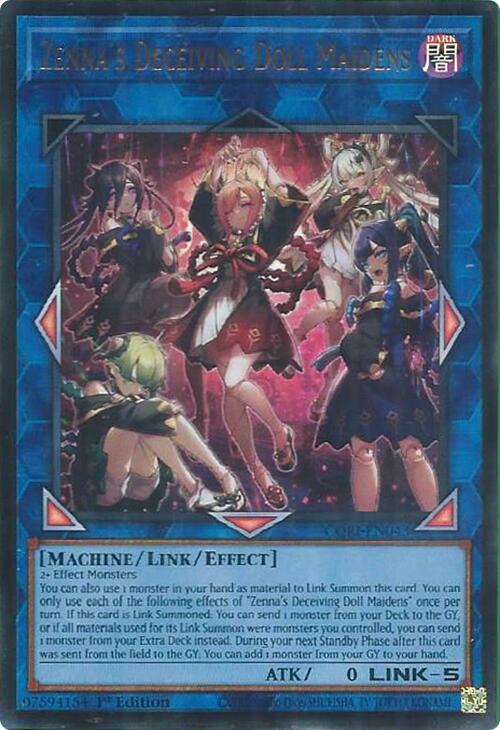Zenna's Deceiving Doll Maidens [CORI-EN043] Ultra Rare | Exor Games Summserside