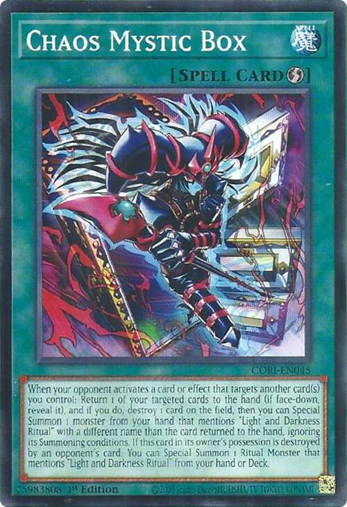 Chaos Mystic Box [CORI-EN045] Common | Exor Games Summserside