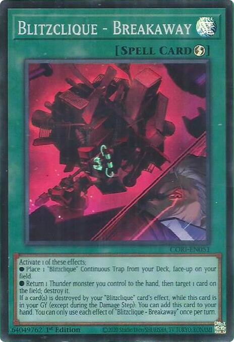 Blitzclique - Breakaway [CORI-EN051] Super Rare | Exor Games Summserside