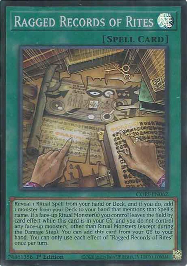 Ragged Records of Rites [CORI-EN062] Super Rare | Exor Games Summserside