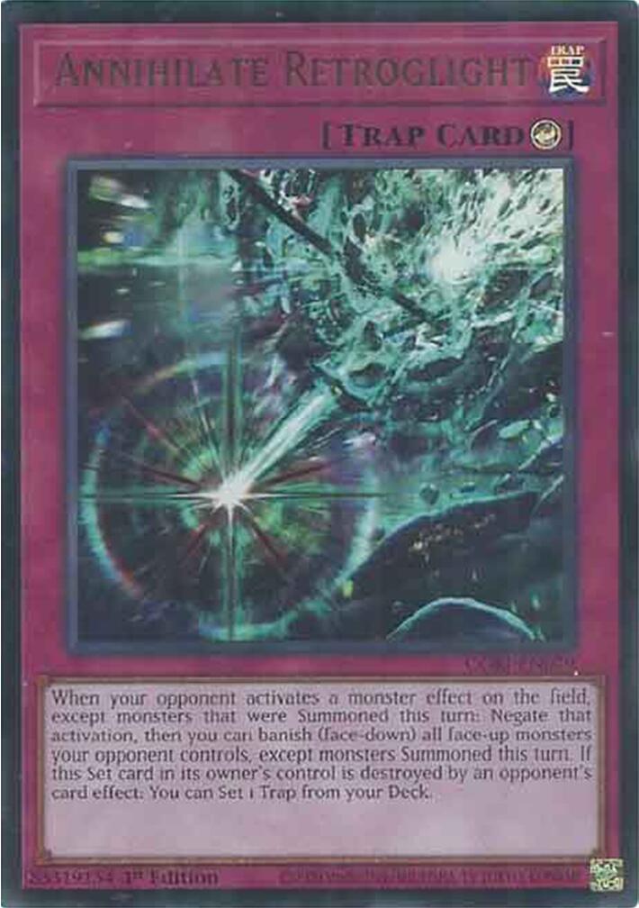Annihilate Retroglight [CORI-EN079] Ultra Rare | Exor Games Summserside