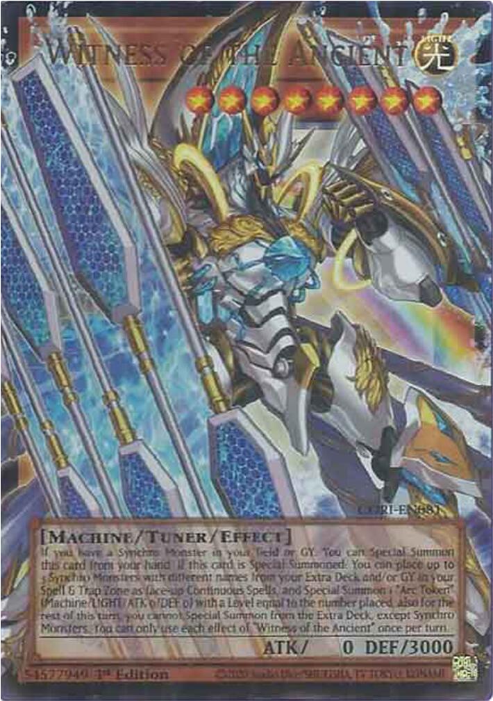 Witness of the Ancient (Secret Rare) [CORI-EN081] Secret Rare | Exor Games Summserside