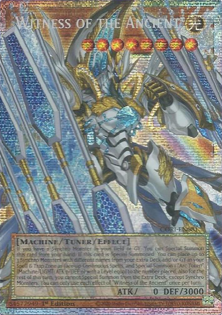 Witness of the Ancient (Starlight Rare) [CORI-EN081] Starlight Rare | Exor Games Summserside