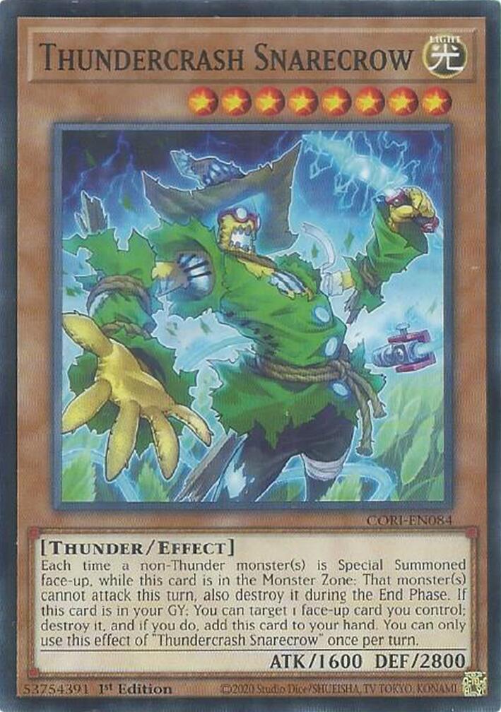 Thundercrash Snarecrow [CORI-EN084] Common | Exor Games Summserside