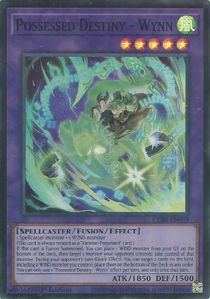 Possessed Destiny - Wynn [CORI-EN099] Super Rare | Exor Games Summserside