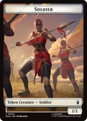 Soldier // Clue Double-Sided Token [Marvel Super Heroes Tokens] | Exor Games Summserside