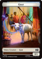 Goat // Soldier Double-Sided Token (Surge Foil) [Marvel Super Heroes Commander Tokens] | Exor Games Summserside