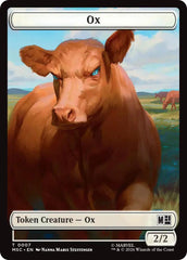 Ox // Vibranium Double-Sided Token [Marvel Super Heroes Commander Tokens] | Exor Games Summserside