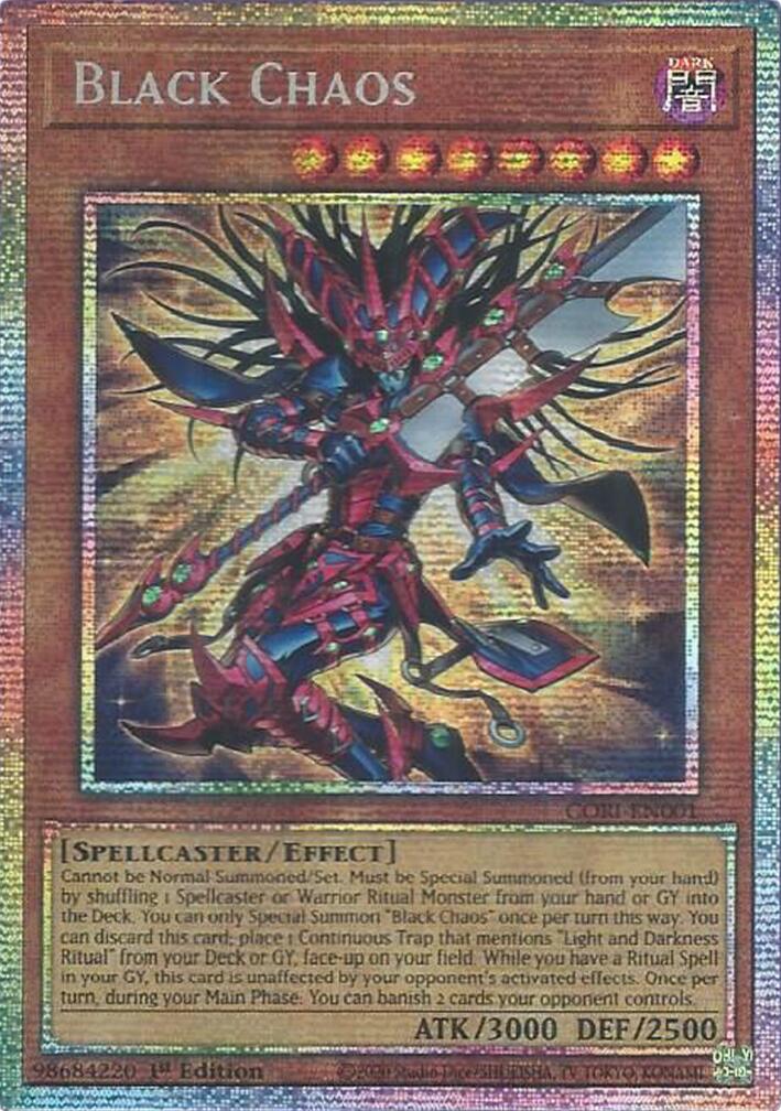 Black Chaos (Starlight Rare) [CORI-EN001] Starlight Rare | Exor Games Summserside