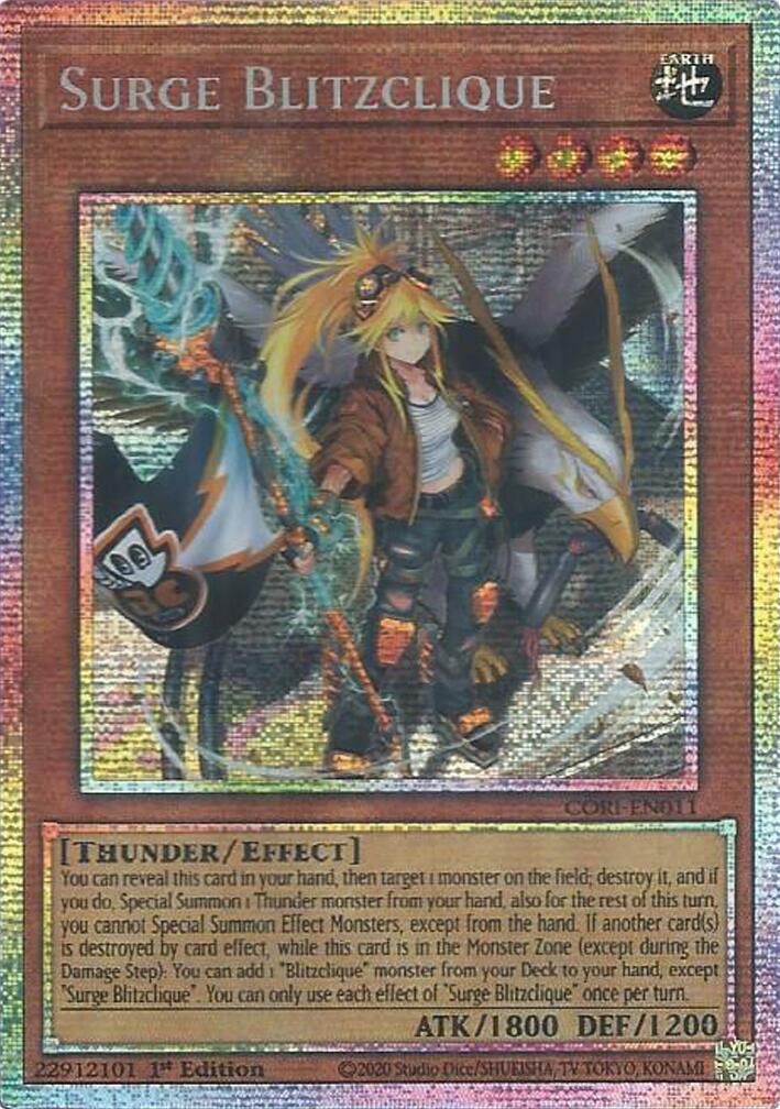Surge Blitzclique (Starlight Rare) [CORI-EN011] Starlight Rare | Exor Games Summserside
