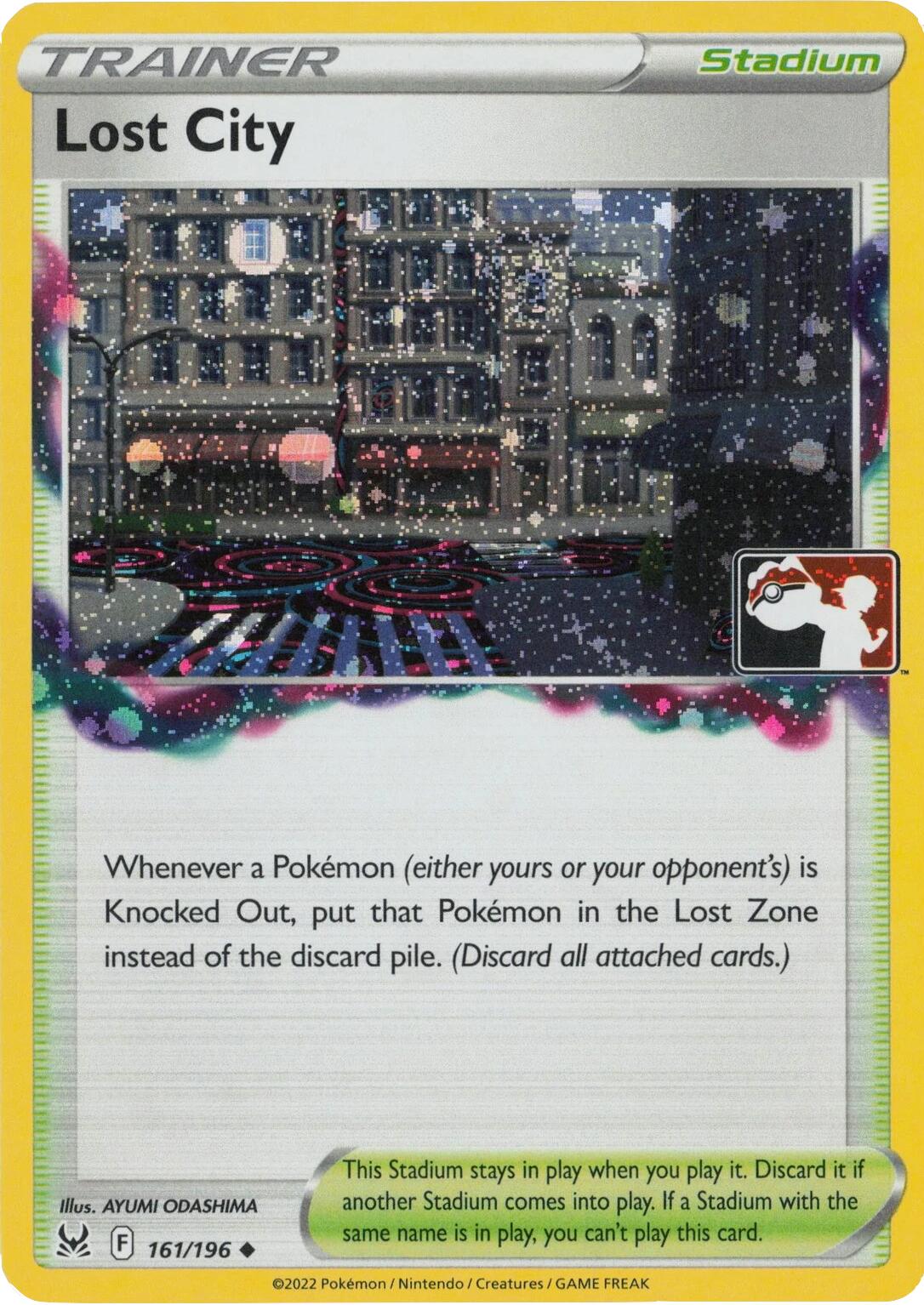 Lost City (161/196) (Cosmos Holo) [Prize Pack Series Four] | Exor Games Summserside