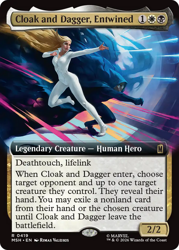 Cloak and Dagger, Entwined (Extended Art) [Marvel Super Heroes] | Exor Games Summserside