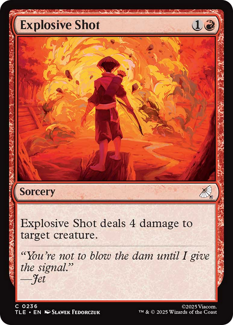 Explosive Shot [Avatar: The Last Airbender: Eternal-Legal] | Exor Games Summserside