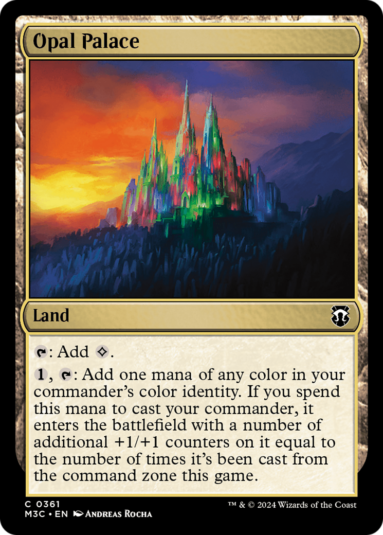 Opal Palace (Ripple Foil) [Modern Horizons 3 Commander] | Exor Games Summserside